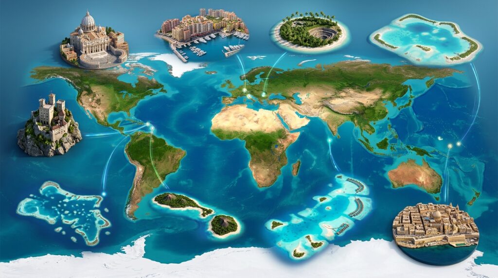 Die kleinsten Länder der Welt Top 10 Mikrostaaten