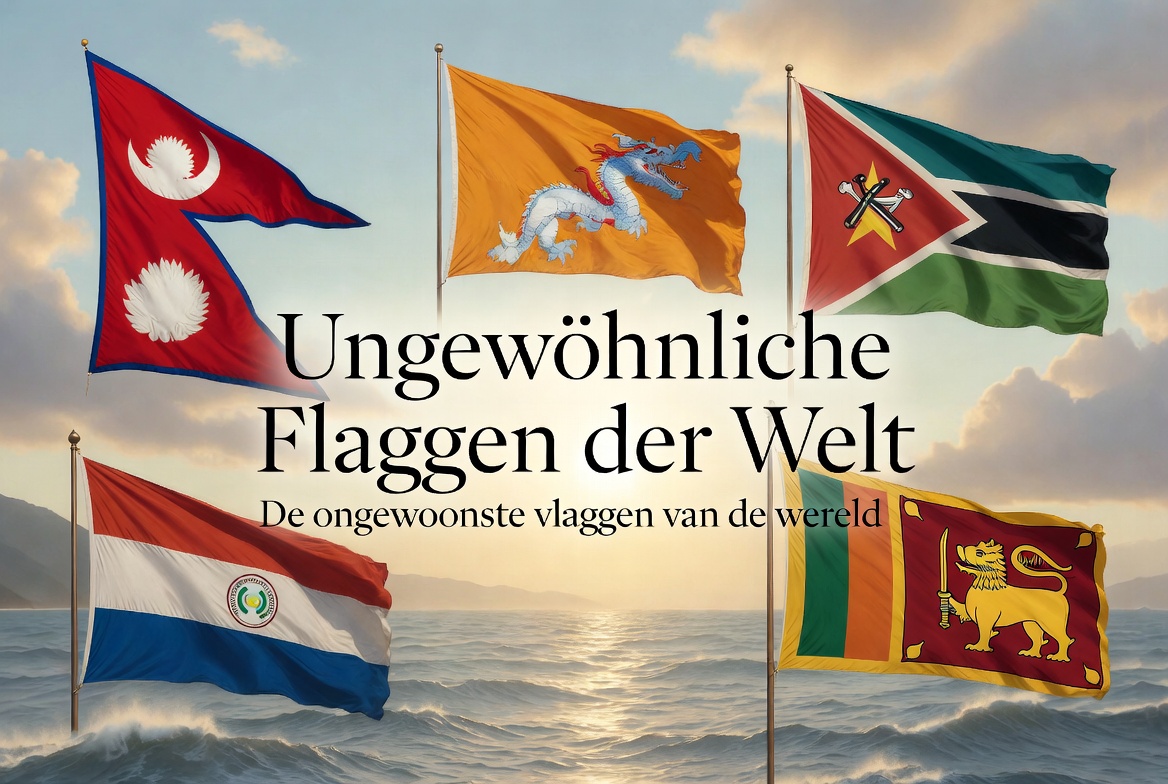 Länder mit den ungewöhnlichsten Flaggen der Welt