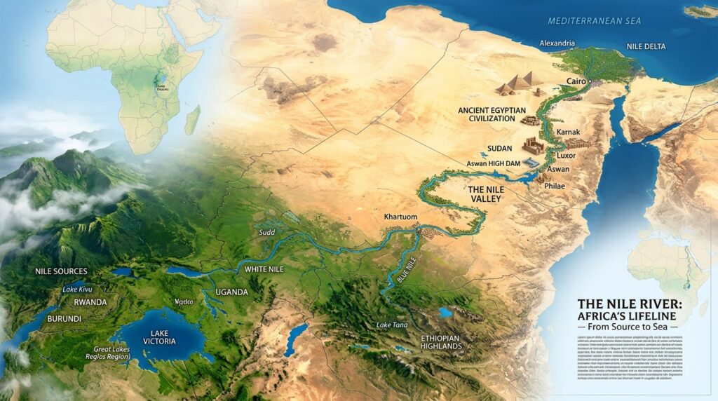 Die längsten Flüsse der Welt im Überblick