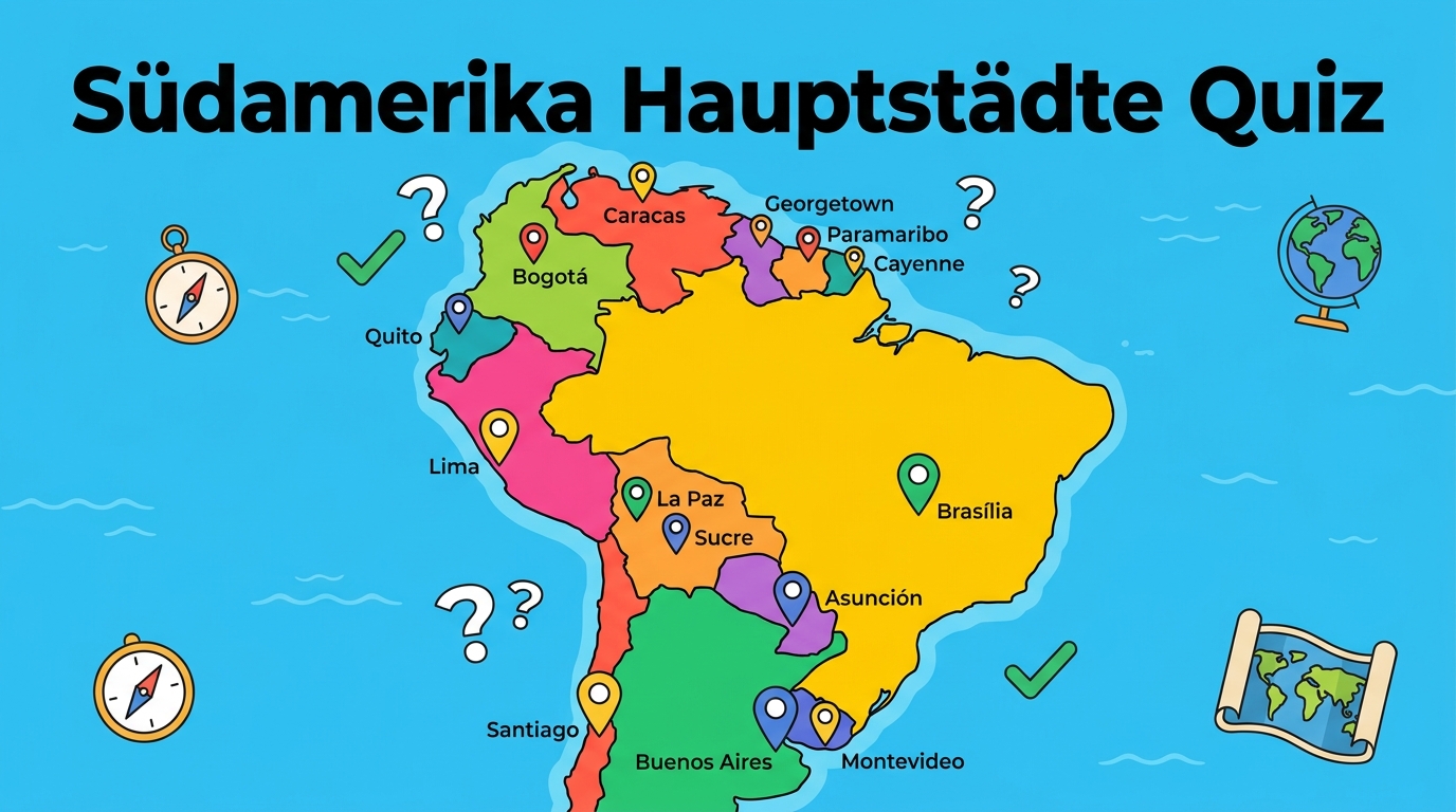 südamerika hauptstädte quiz